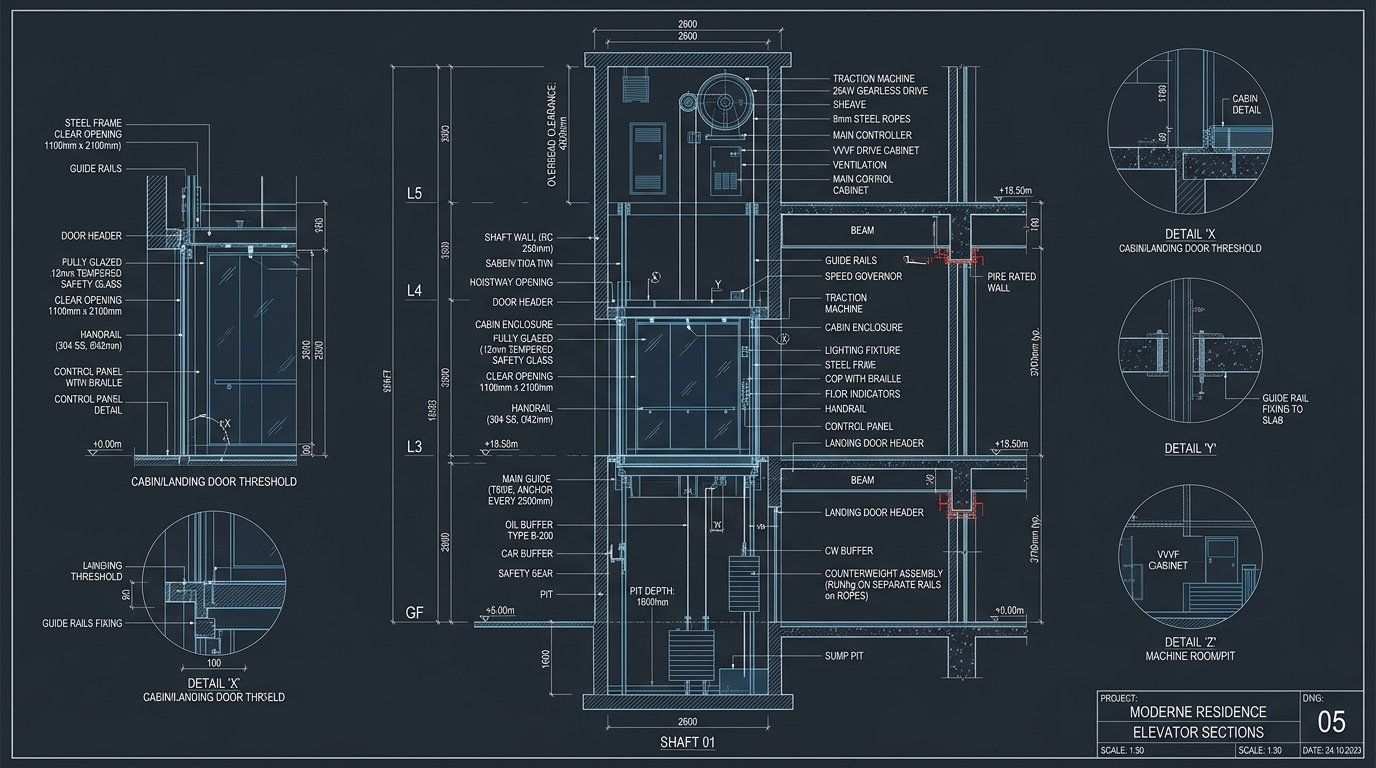 Schematic CAD Elevator